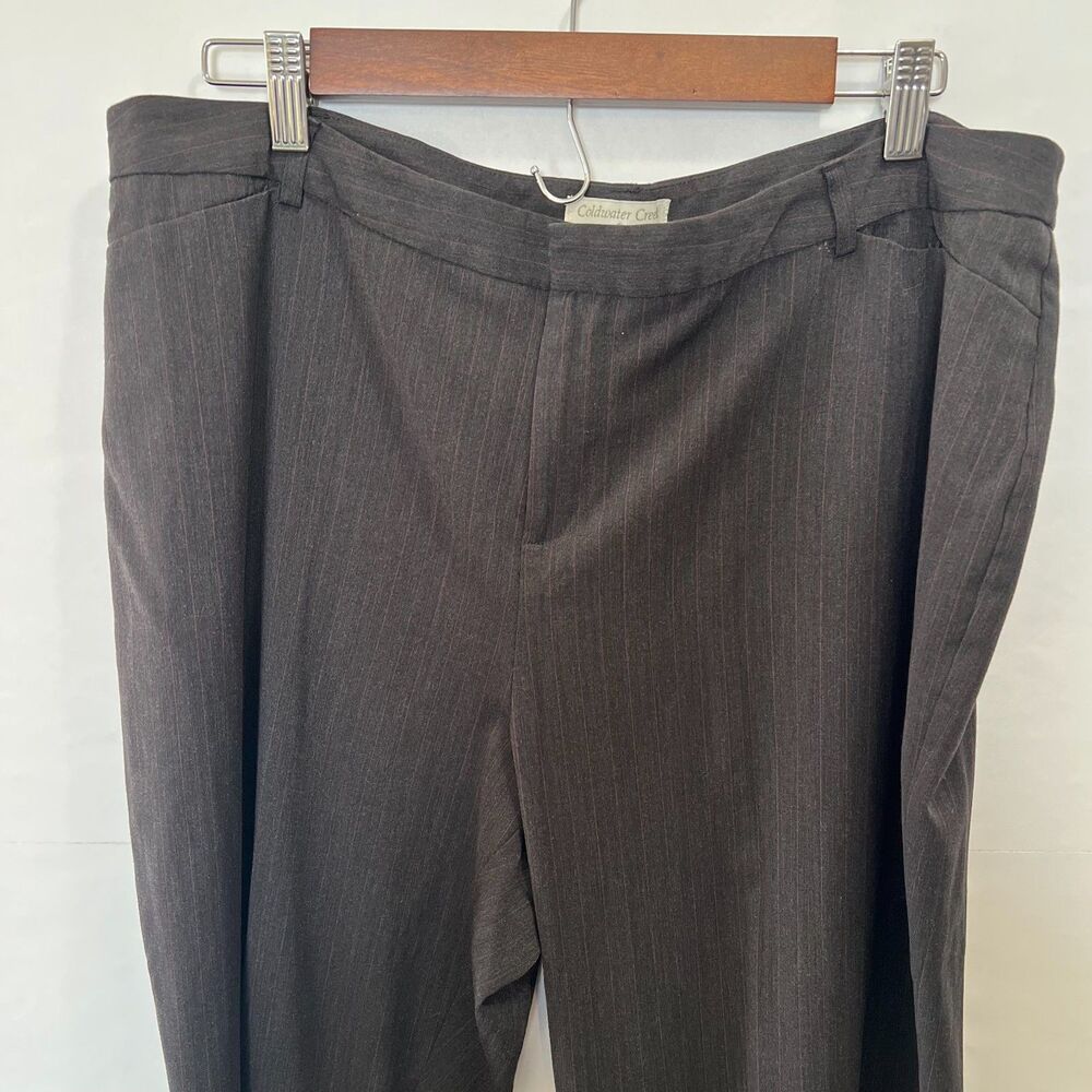 Coldwater Creek Gray Womens Dress Pants Size 16 Business Career Pants